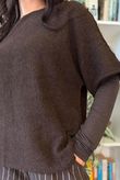 Clemmie Box Knit Coffee Bean Marl